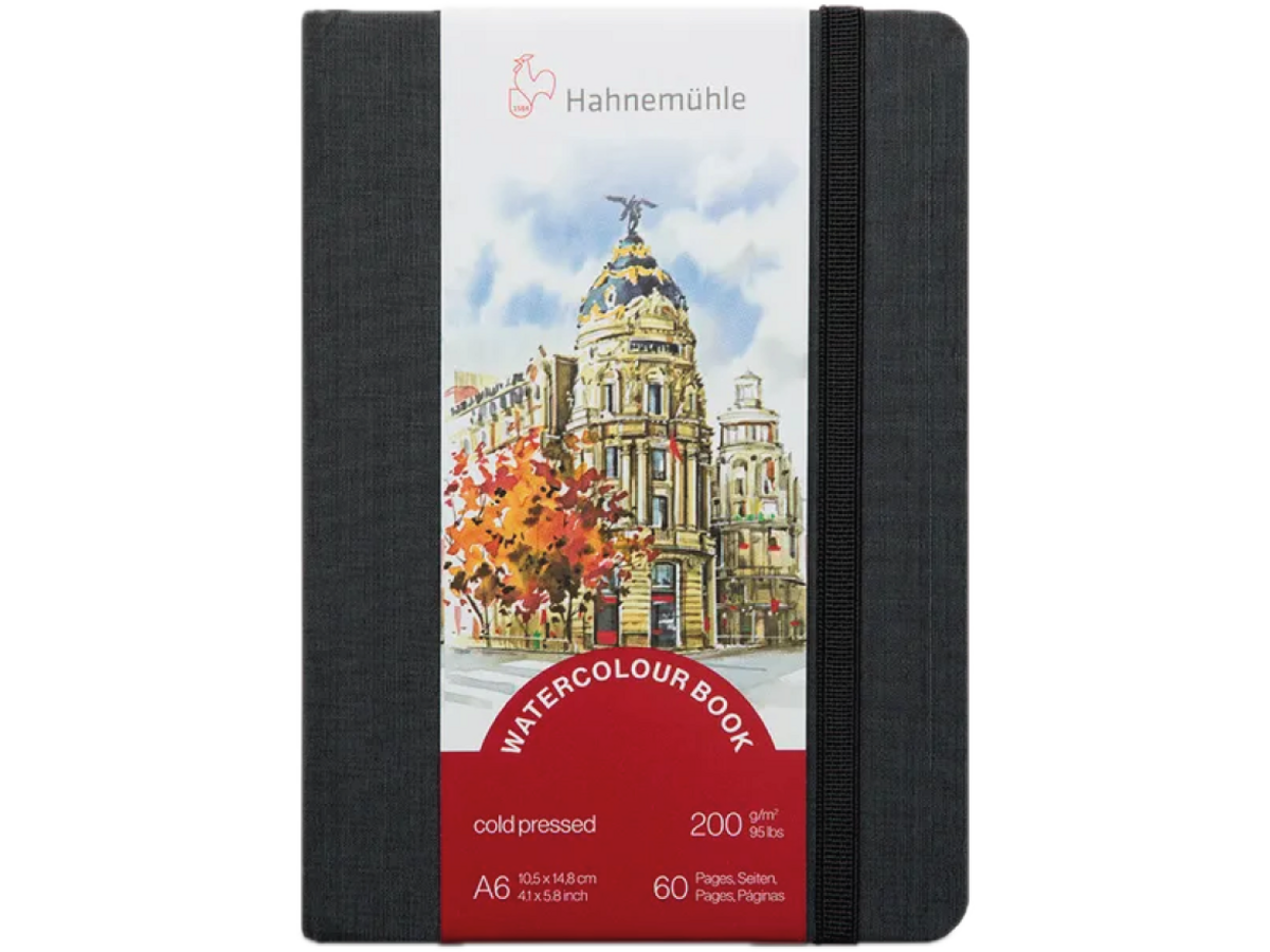 HAHNEMÜHLE WATERCOLOUR BOOK A6 200GRAM HOCHFORMAT 30BLATT 1