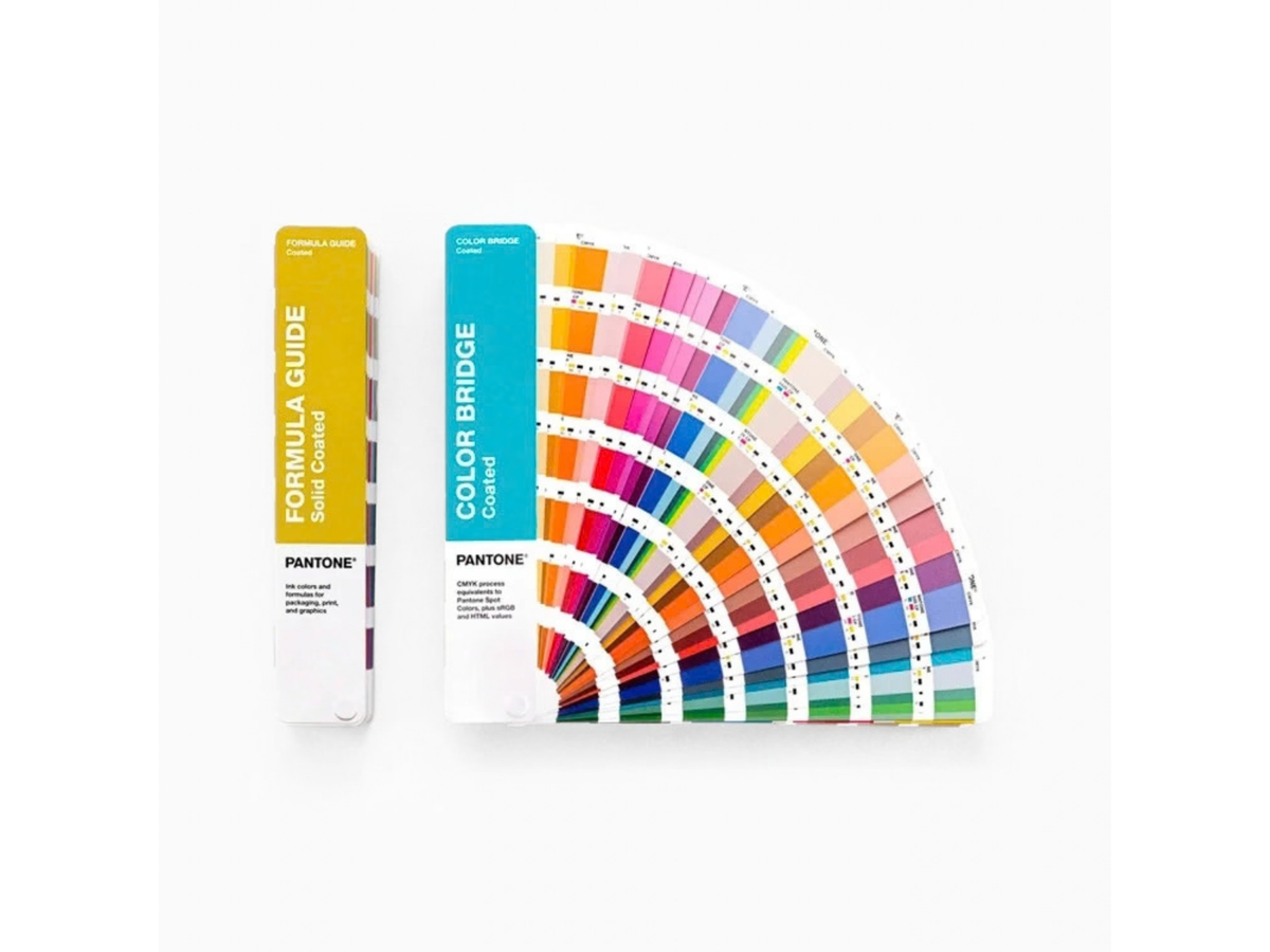 PANTONE COATED COMBO FORMULA GUIDE & COLORBRIDGE GP6205C 1