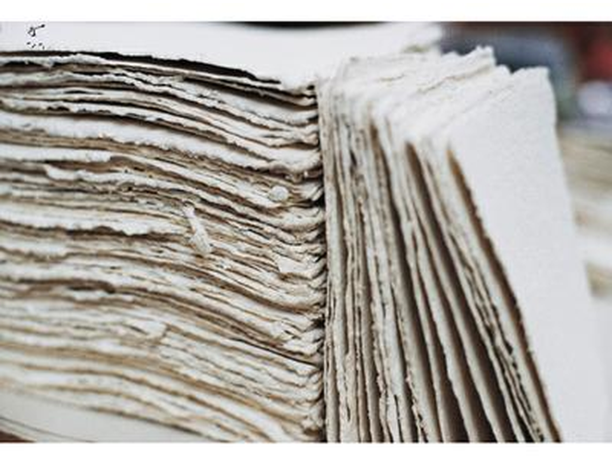KHADI INDIA HADERNPAPIER BOGEN 56X76CM 320G/M² 1