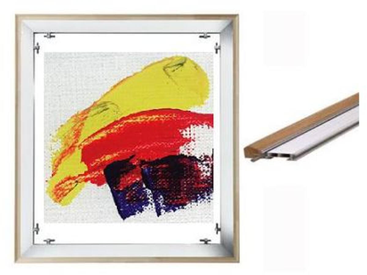 ALU-KEILRAHMEN LEINWAND BRÜSSEL 40X170CM DICKE 45MM 1