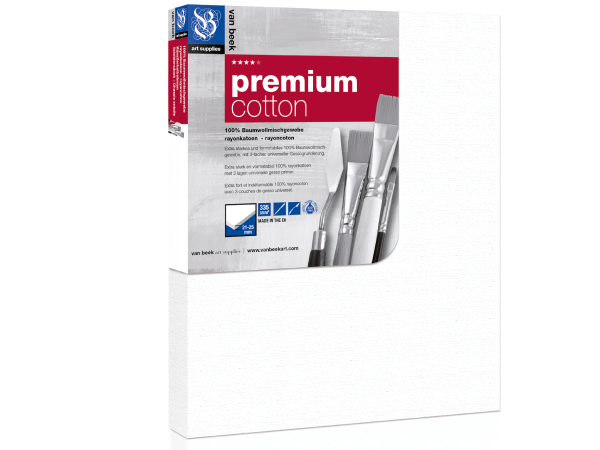 VAN BEEK PREMIUM KEILRAHMEN BAUMWOLLE 40X50CM 1