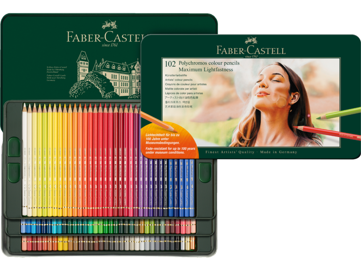 FABER-CASTELL POLYCHROMOS FARBSTIFTE SET 102X 1