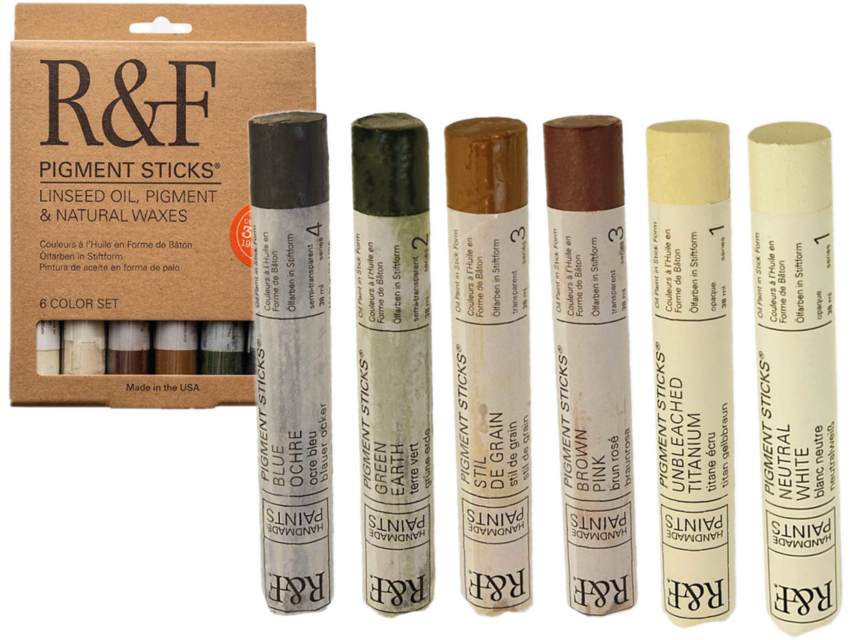 R&F PIGMENT STICK EARTH TONES SET 6X38ML 1