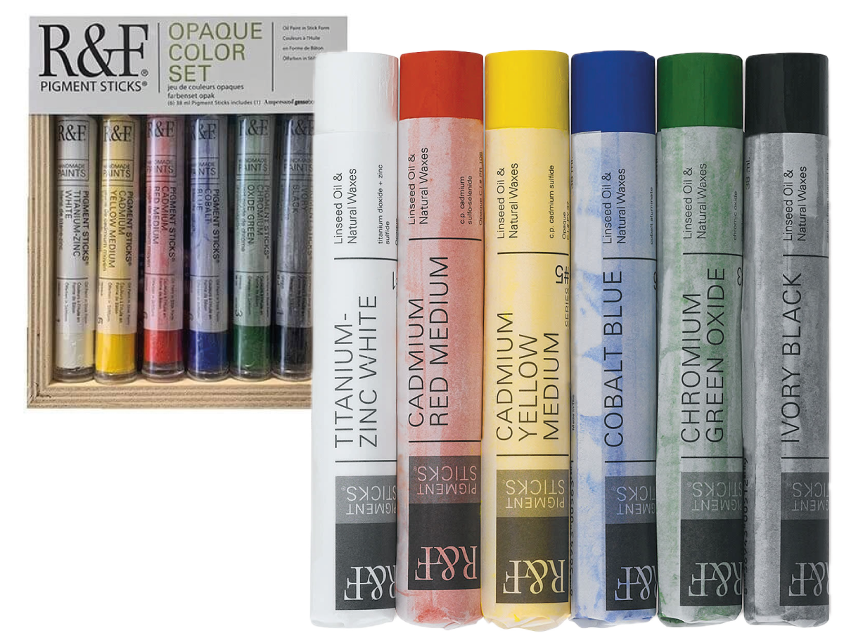 R&F PIGMENT STICK OPAQUE COLOR SET 6X38ML 1