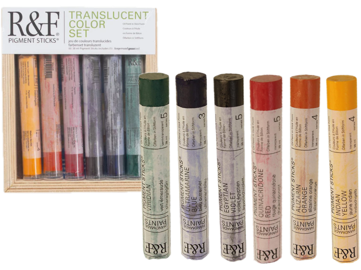 R&F PIGMENT STICK TRANSLUCENT COLOR SET 6X38ML 1