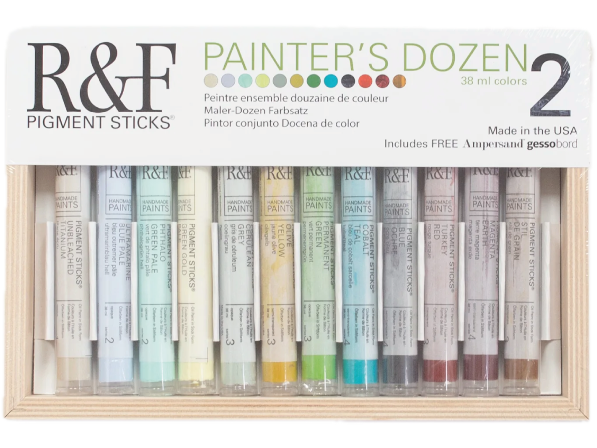 R&F PIGMENT STICK SET 2 PAINTER'S DOZEN 12X38ML 1