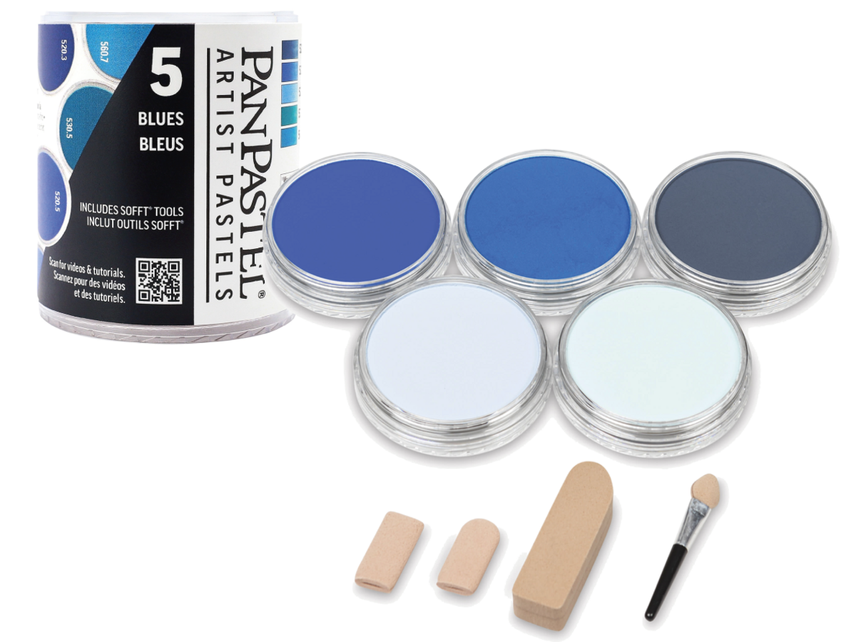 PANPASTEL BLUES SET 5X 1