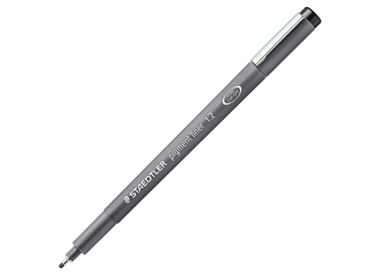 STAEDTLER PIGMENT FINELINER 308 1,2MM ZWART 1