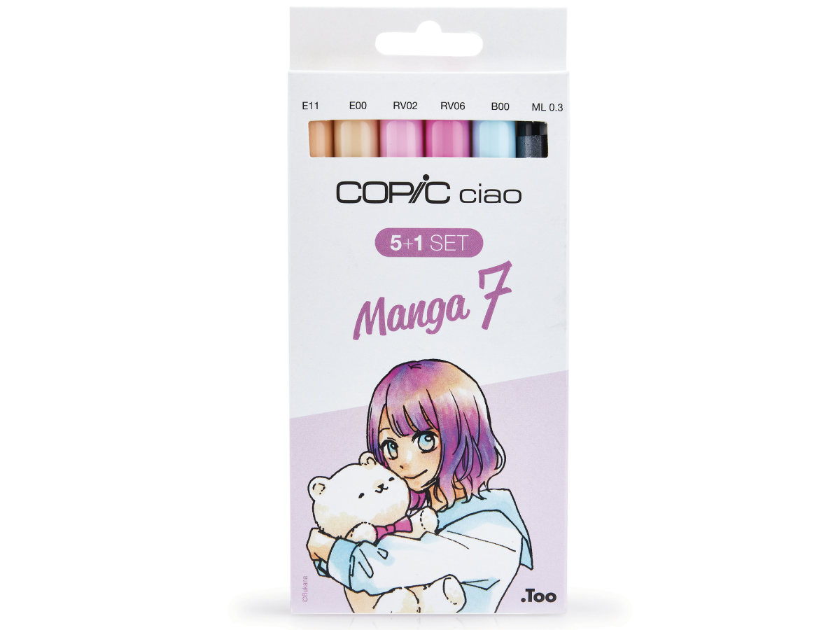 COPIC CIAO SET 5+1 (MULTILINER) MANGA COLOURS SET 7 1