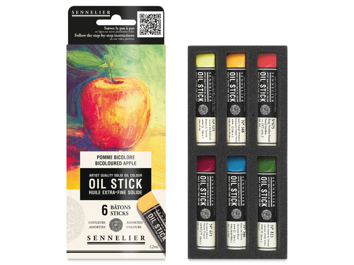 SENNELIER OIL STICK 12ML BICOLOURED APPLE 6X 1