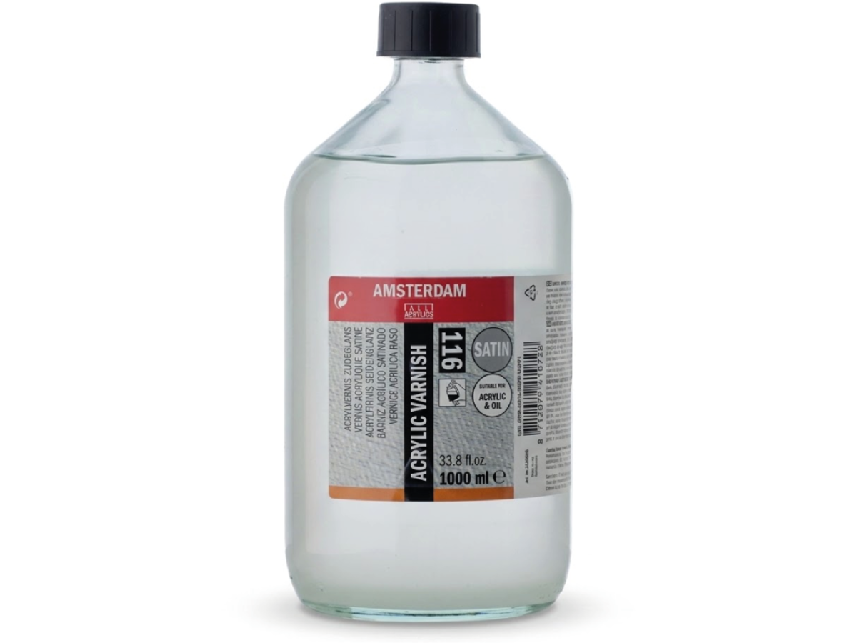 TALENS AMSTERDAM FIRNIS ACRYL SEIDENGLANZ 1000 ML 1