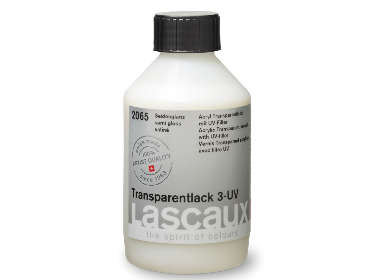LASCAUX TRANSPARENTLACK 3 UV 250ML SEIDENGLANZ 2065 1