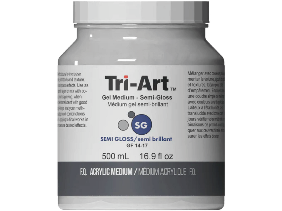 TRI-ART GEL MEDIUM SEMI-GLOSS 500ML 1