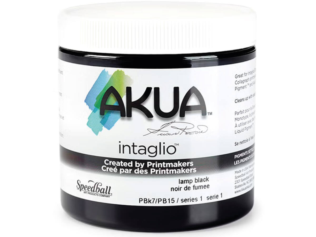 AKUA INTAGLIO TIEFDRUCKFARBE 237ML LAMPENSCHWARZ 620 1