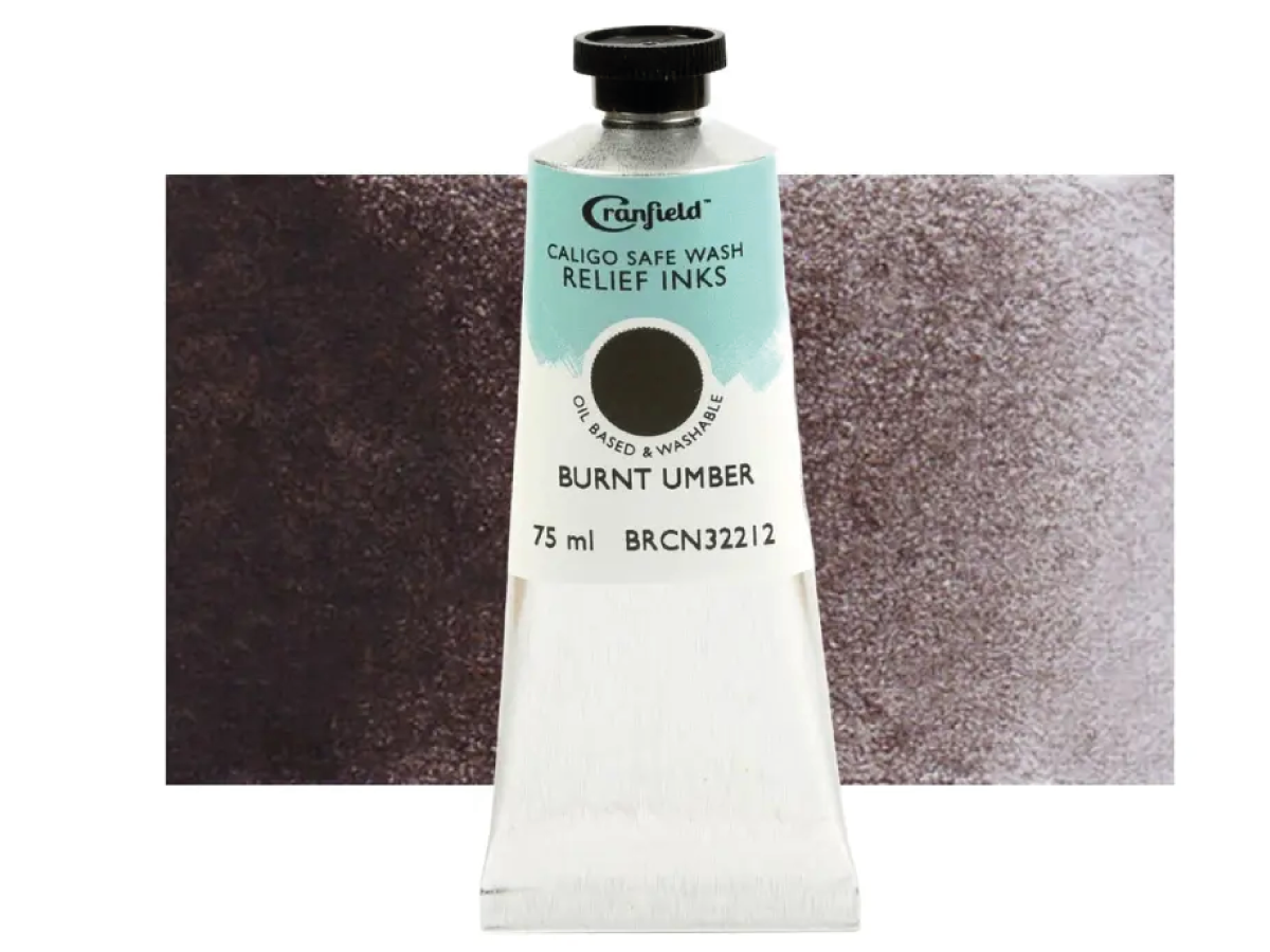 CRANFIELD CALIGO SAFE WASH RELIEF INK 75ML BURNT UMBER 116 1
