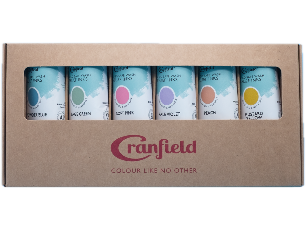 CRANFIELD CALIGO SAFE WASH INK SOFT SHADE SET 6X75ML 1