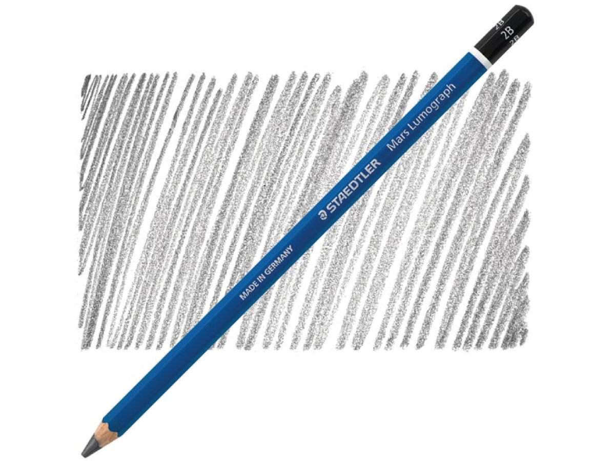 STAEDTLER MARS LUMOGRAPH POTLOOD 2B 1