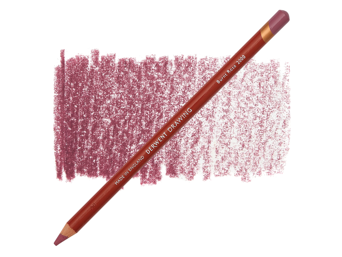 DERWENT DRAWING POTLOOD 2000 BURNT ROSE 1