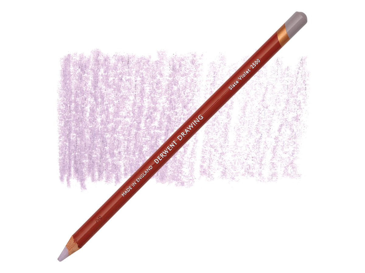 DERWENT DRAWING POTLOOD 2500 SLATE VIOLET 1