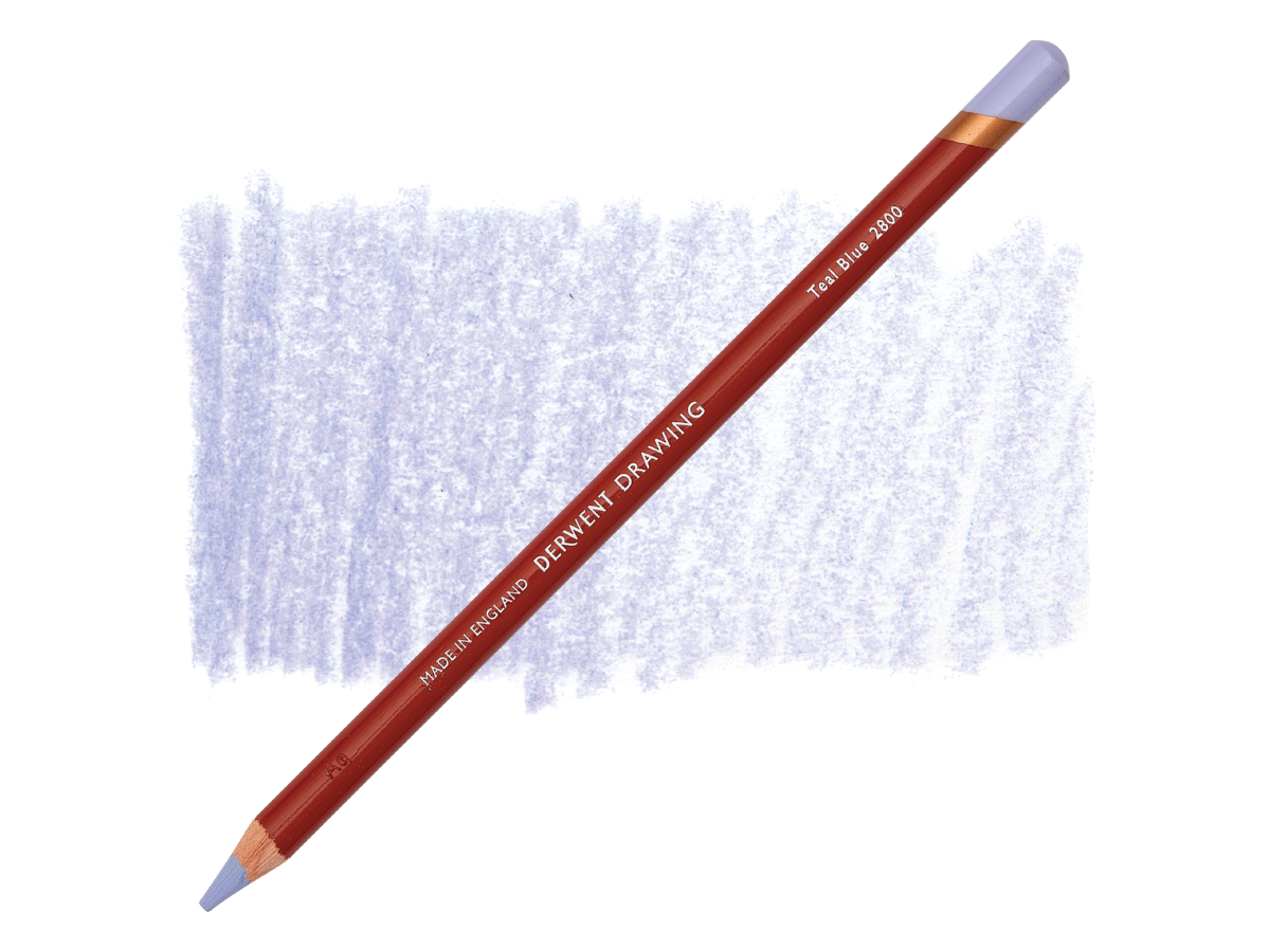DERWENT DRAWING POTLOOD 2800 TEAL BLUE 1