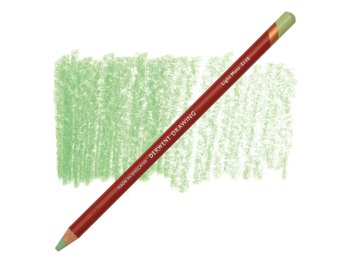 DERWENT DRAWING POTLOOD 5110 LIGHT MOSS 1