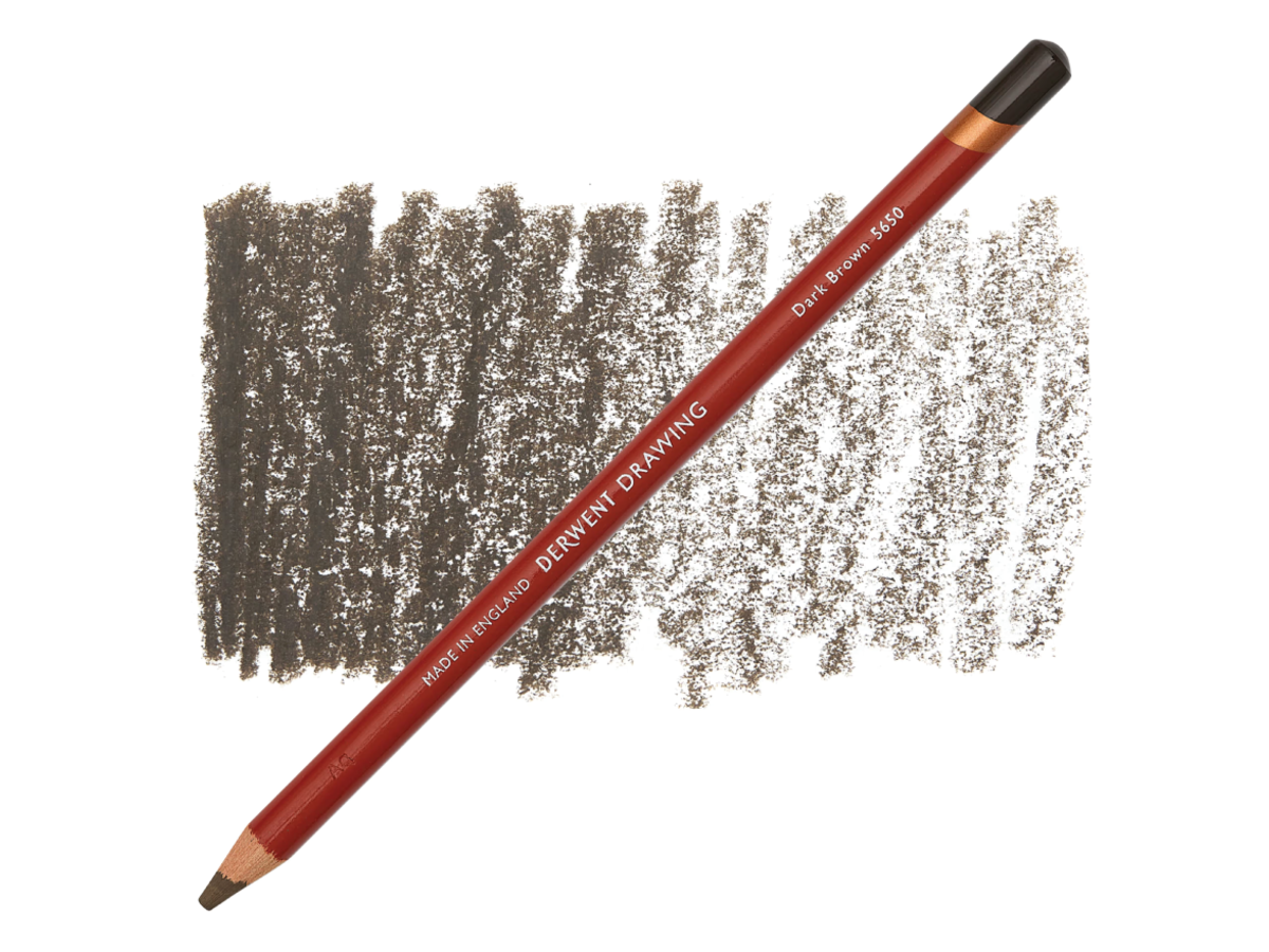 DERWENT DRAWING POTLOOD 5650 DARK BROWN 1