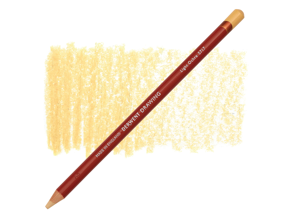 DERWENT DRAWING POTLOOD 5717 LIGHT OCHRE 1