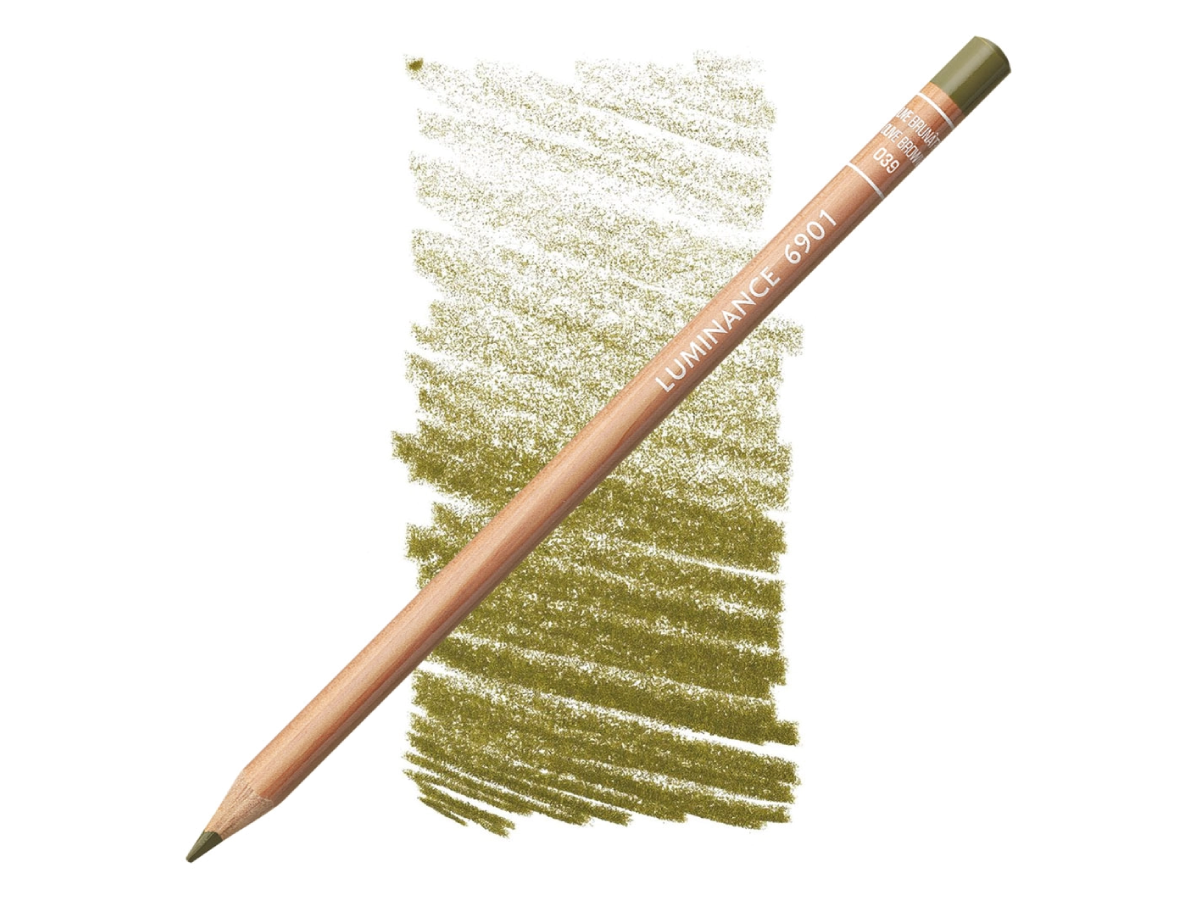 CARAN D'ACHE LUMINANCE BUNTSTIFT 039 OLIVBRAUN 1