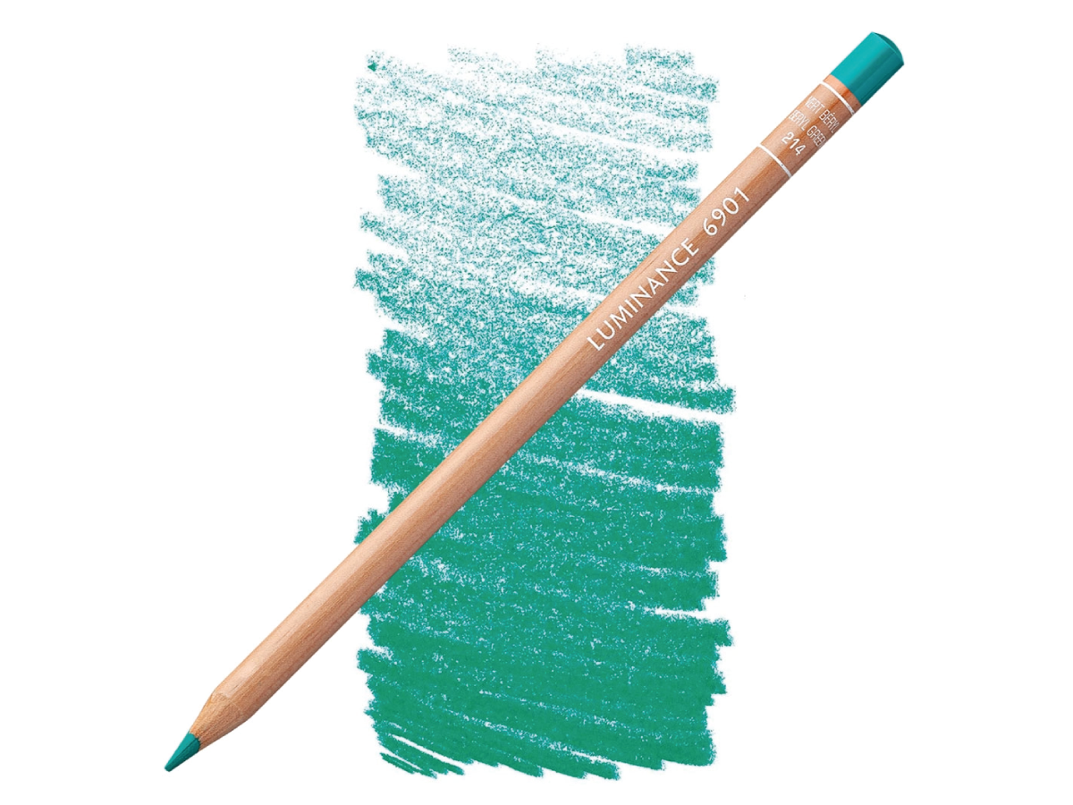 CARAN D'ACHE LUMINANCE BUNTSTIFT 214 BERYLGRÜN 1