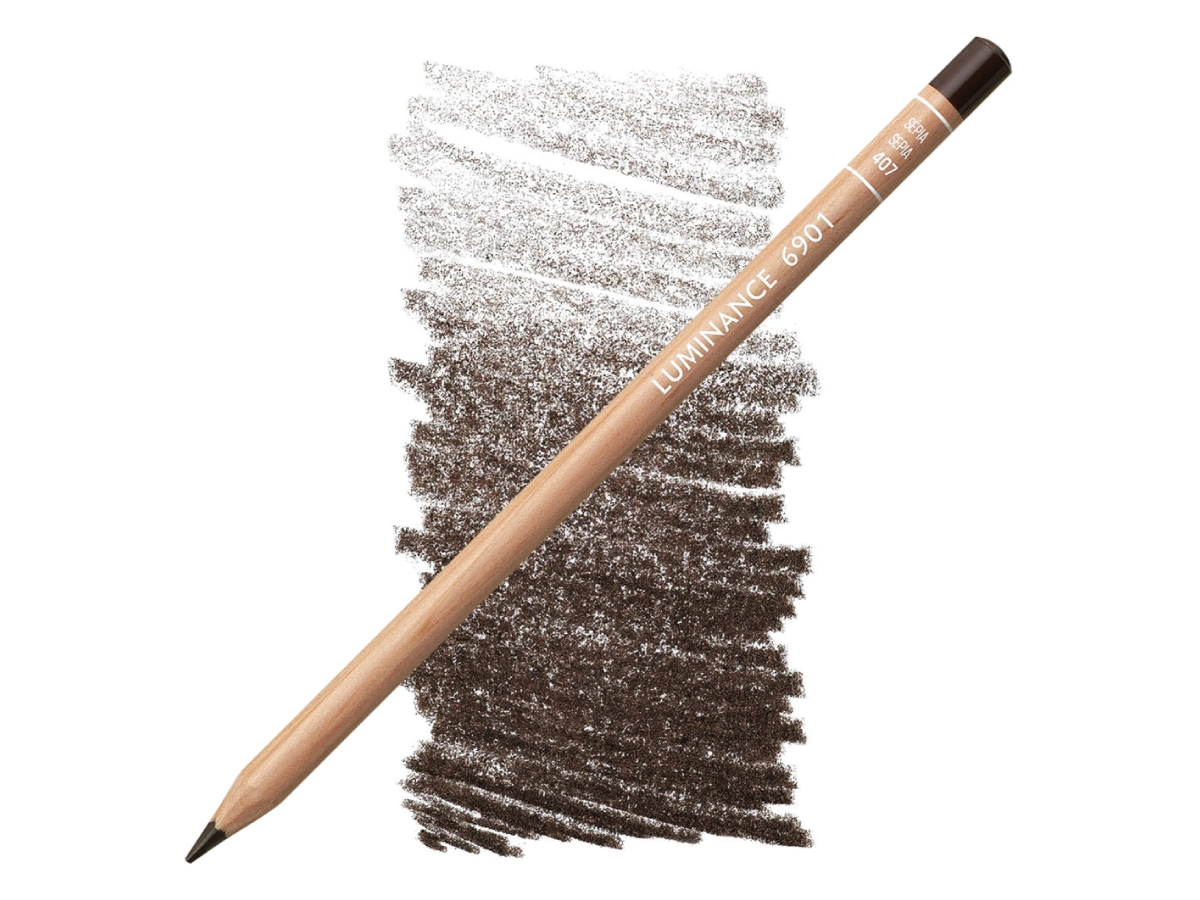 CARAN D'ACHE LUMINANCE BUNTSTIFT 407 SEPIA 1