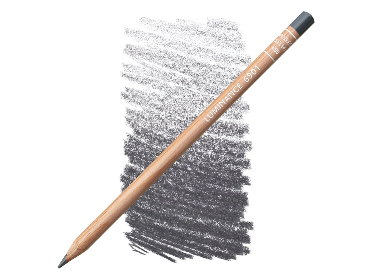 CARAN D'ACHE LUMINANCE BUNTSTIFT 495 SCHIEFERGRAU 1