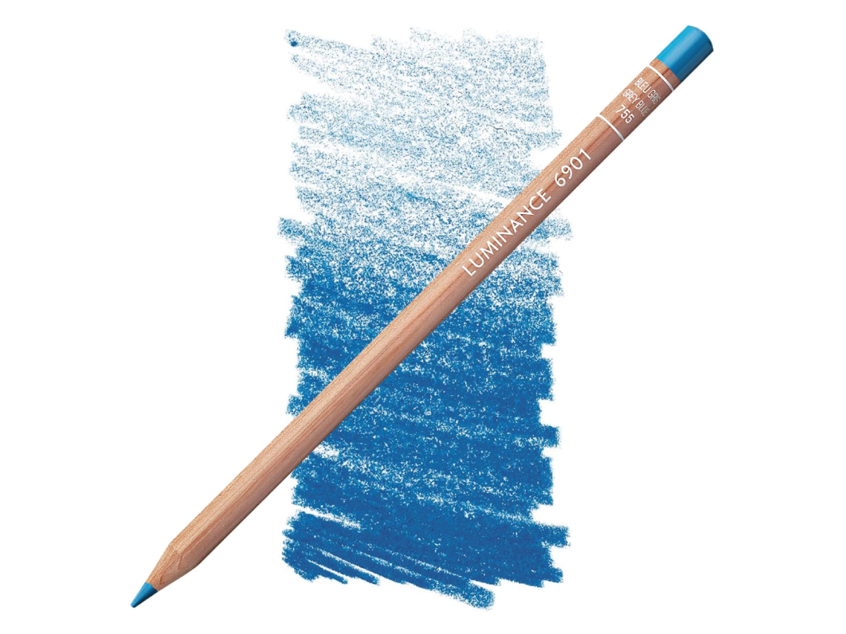 CARAN D'ACHE LUMINANCE BUNTSTIFT 755 GRAUBLAU 1