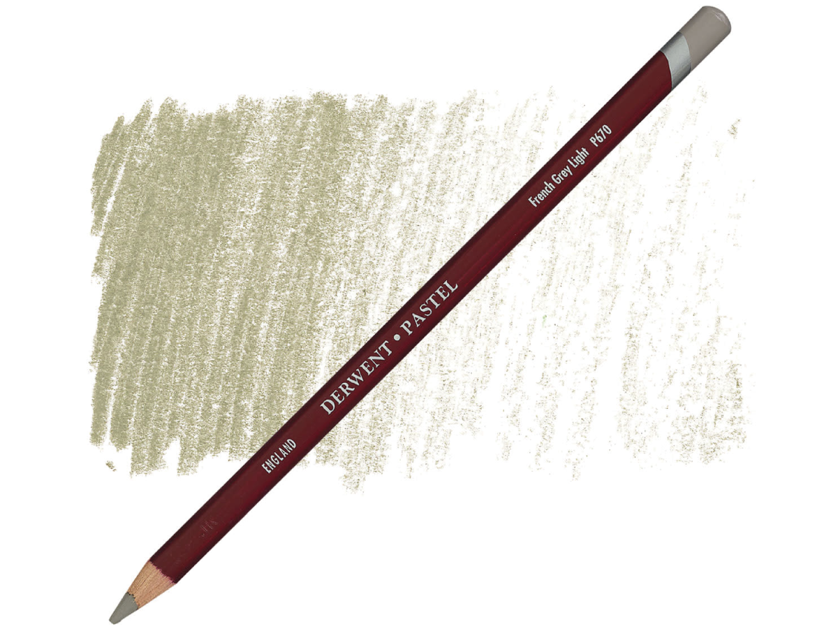 DERWENT PASTELLSTIFT P670 296 FRENCH GREY LIGHT 1