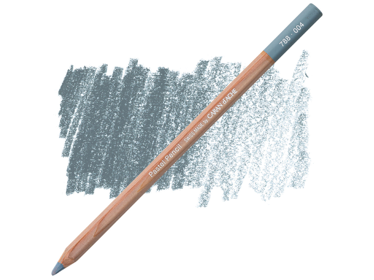 CARAN D'ACHE PASTEL PENCIL PASTELLSTIFT 004 STAHLGRAU 1