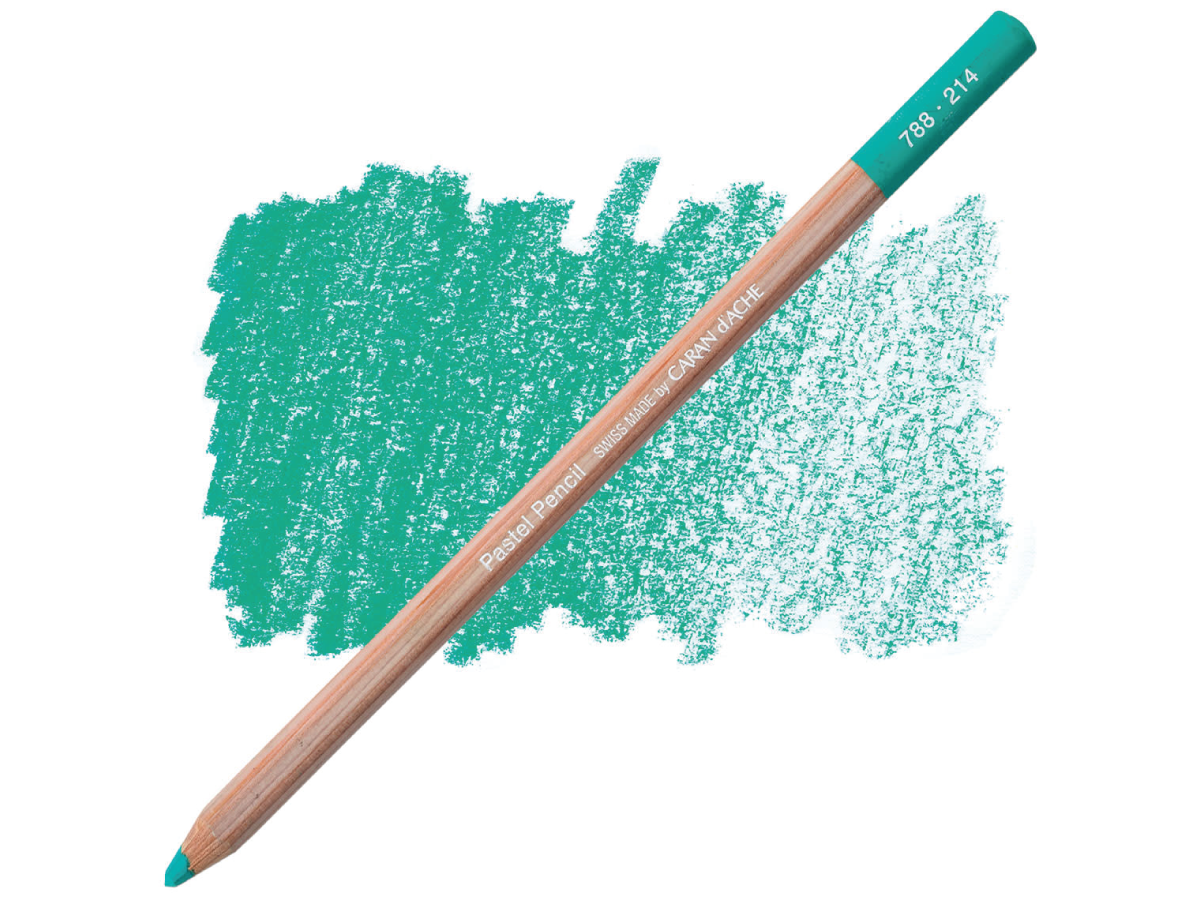 CARAN D'ACHE PASTELPOTLOOD 214 BERYLGRÜN (BERYL GREEN) 1