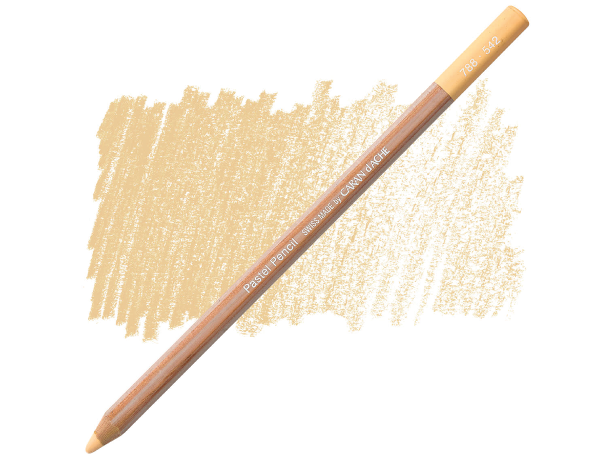 CARAN D'ACHE PASTEL PENCIL PASTELLSTIFT 542 EIERSCHALENGELB 10% 1