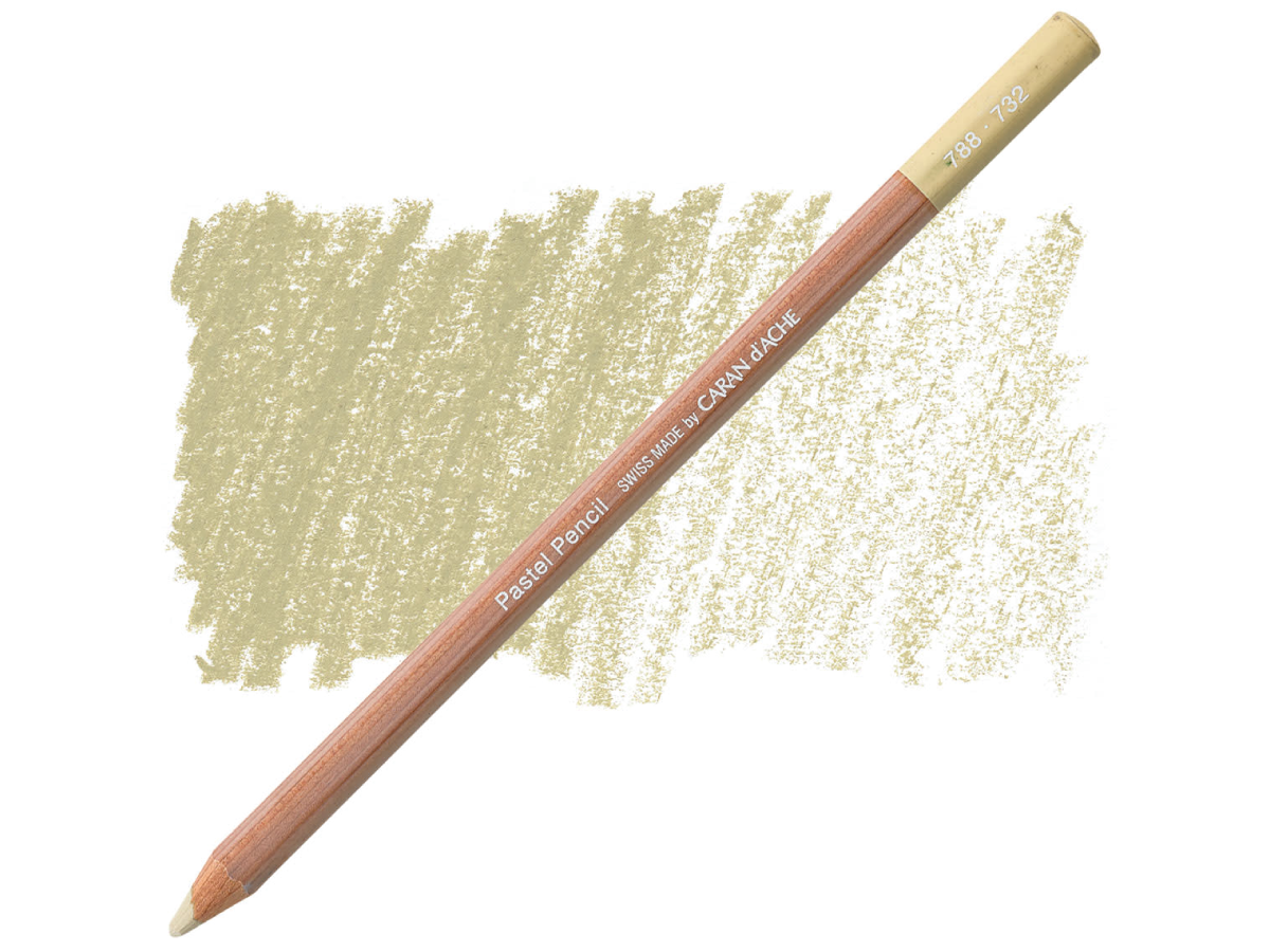 CARAN D'ACHE PASTEL PENCIL PASTELLSTIFT 732 BRAUNOLIV 10% 1