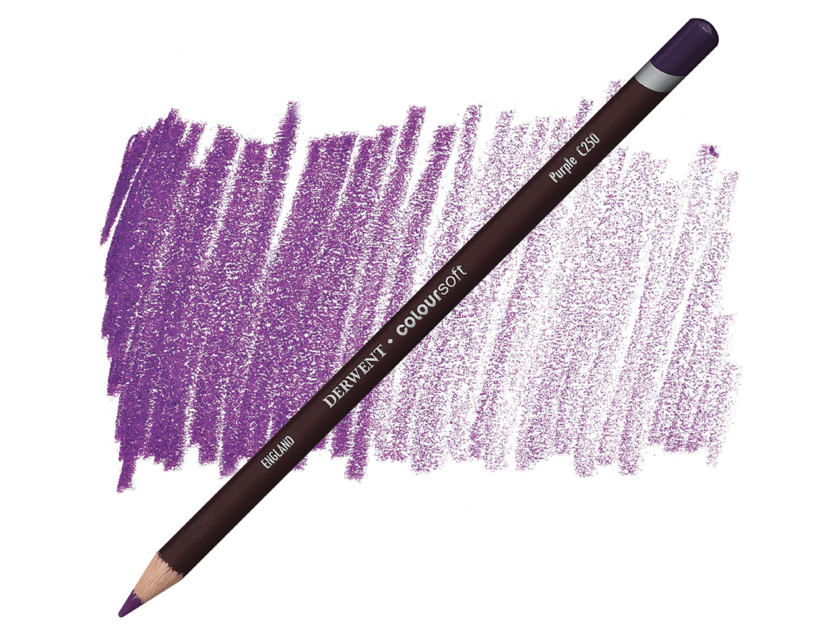 DERWENT COLOURSOFT BUNTSTIFT 250 PURPLE 1