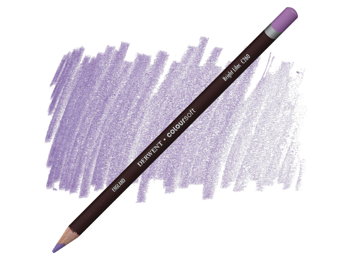 DERWENT COLOURSOFT BUNTSTIFT 260 BRIGHT LILAC 1