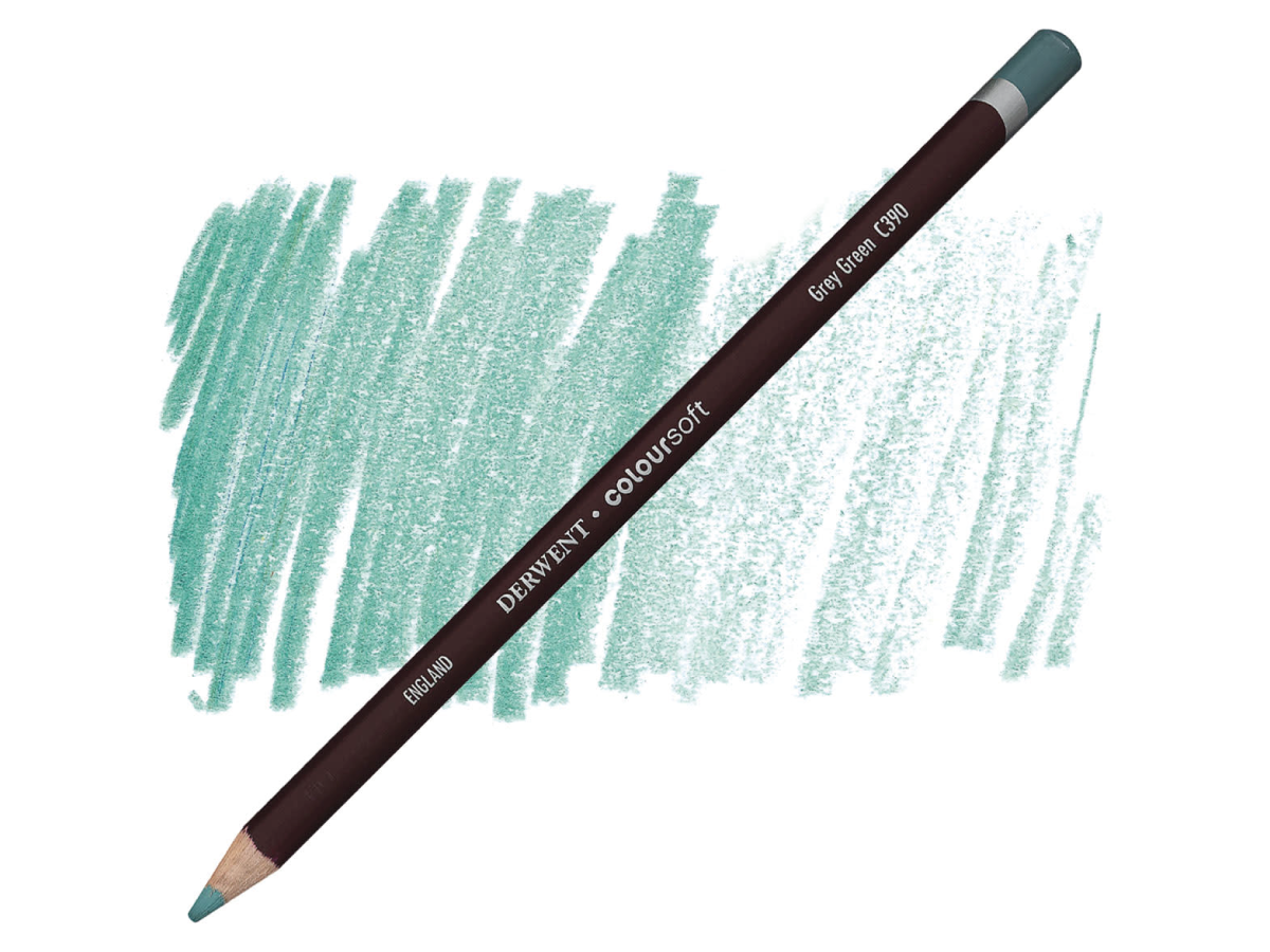 DERWENT COLOURSOFT BUNTSTIFT 390 GREY GREEN 1