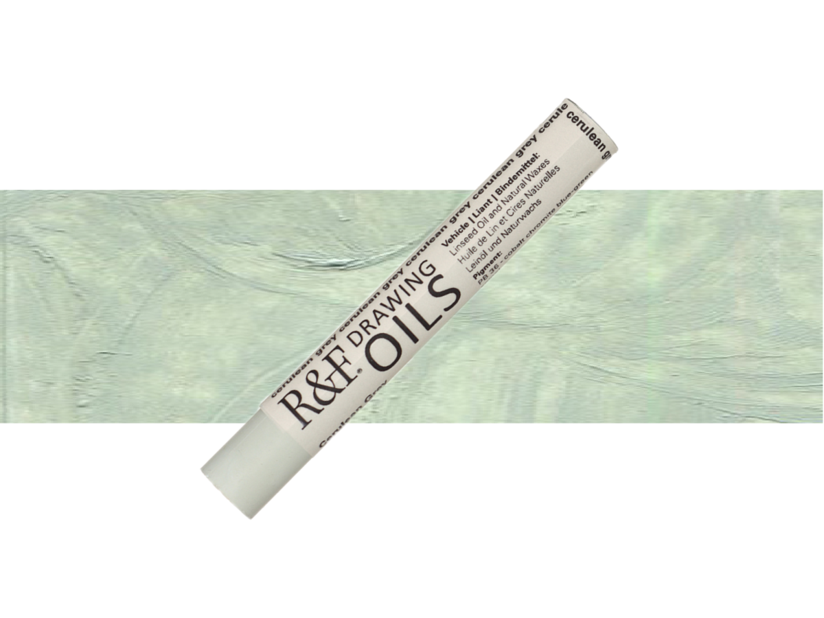 R&F DRAWING OIL STICK 12ML CERULEAN GREY 109 1