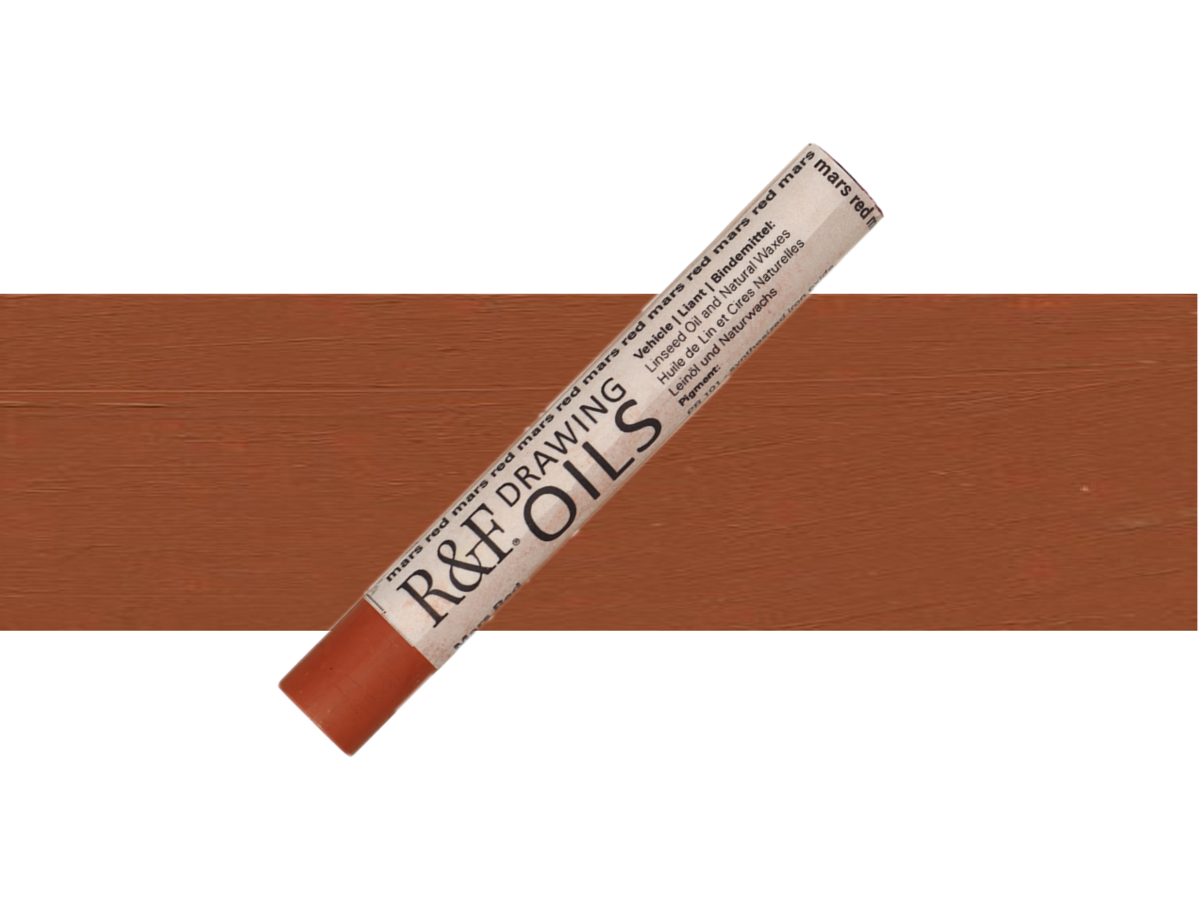 R&F DRAWING OIL STICK 12ML MARS RED 119 1