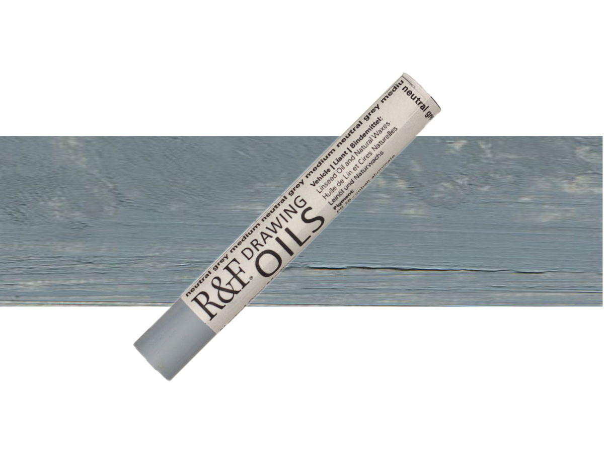 R&F DRAWING OIL STICK 12ML NEUTRAL GREY MEDIUM 122 1