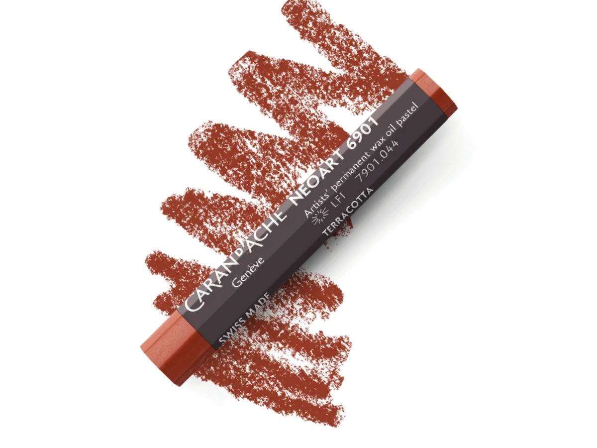 CARAN D'ACHE NEOART 6901 WAX-OIL TERRACOTTA 1