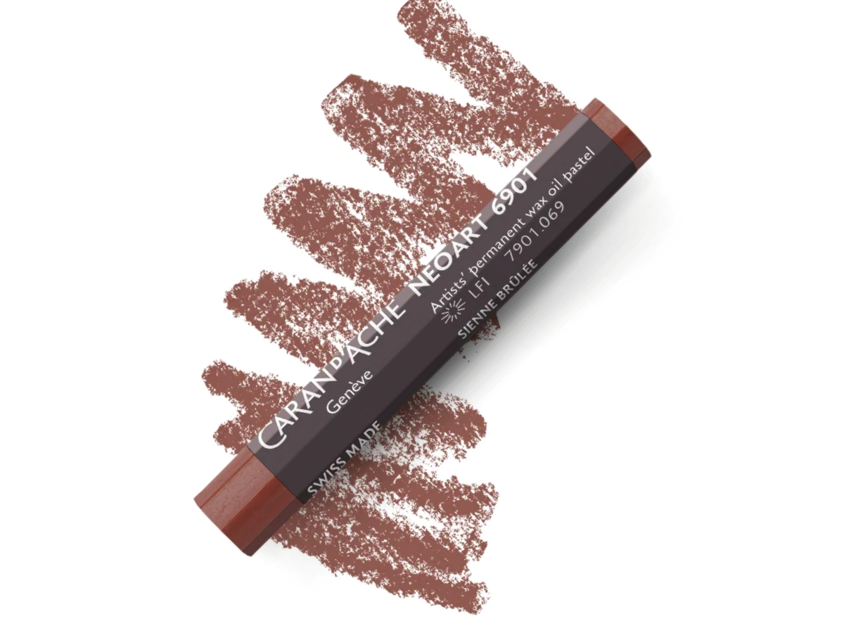 CARAN D'ACHE NEOART 6901 WAX-OIL BURNT SIENNA 1
