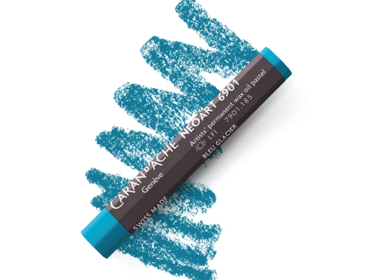 CARAN D'ACHE NEOART 6901 WAX-OIL ICE BLUE 1