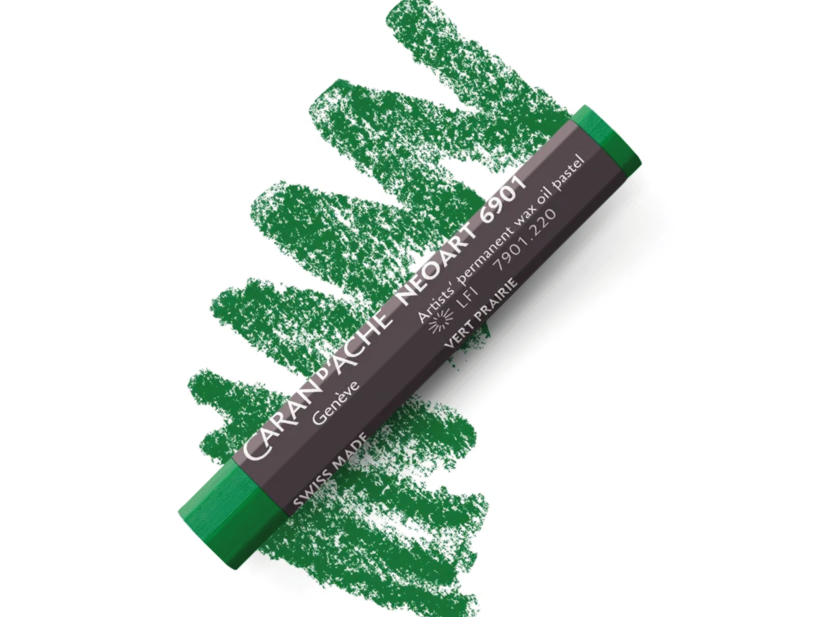 CARAN D'ACHE NEOART 6901 WAX-OIL GRASS GREEN 1