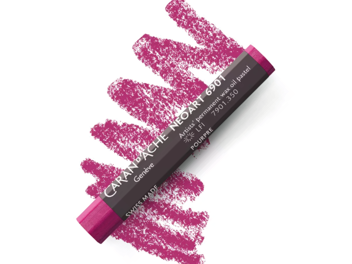 CARAN D'ACHE NEOART 6901 WAX-OIL PURPLISH RED 1