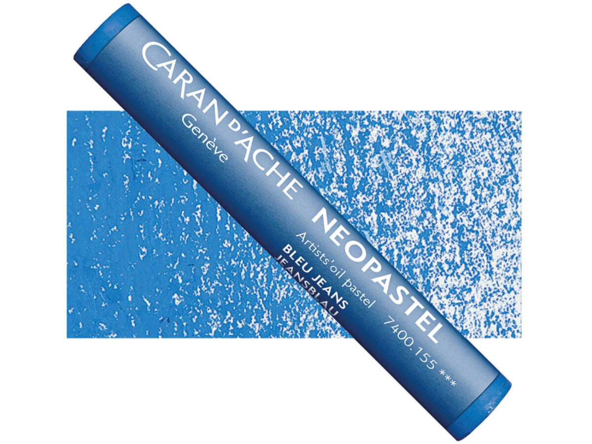 CARAN D'ACHE NEOPASTEL 155 JEANS BLAU 1