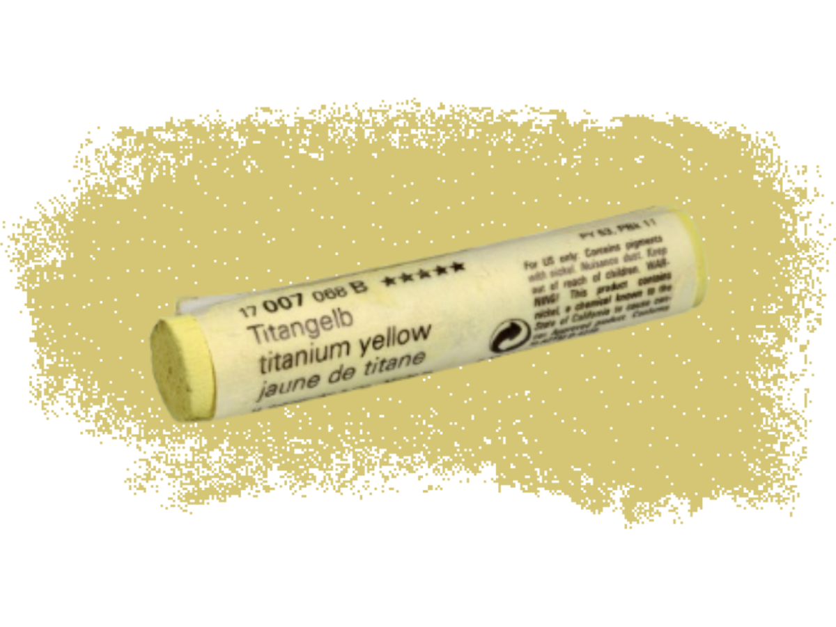 SCHMINCKE WEICHE KÜNSTLER PASTELLFARBE TITANGELB 007B 1